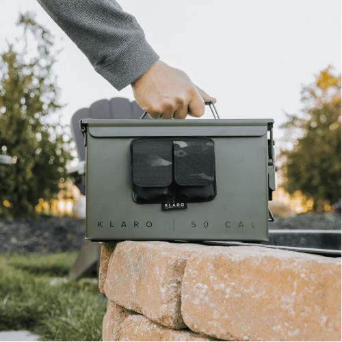 Klaro Smoke Can - 50 Cal Humidor Green