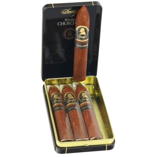 Davidoff Winston Churchill Late Hour Belicoso 4 1/2 * 46, Pack of 4