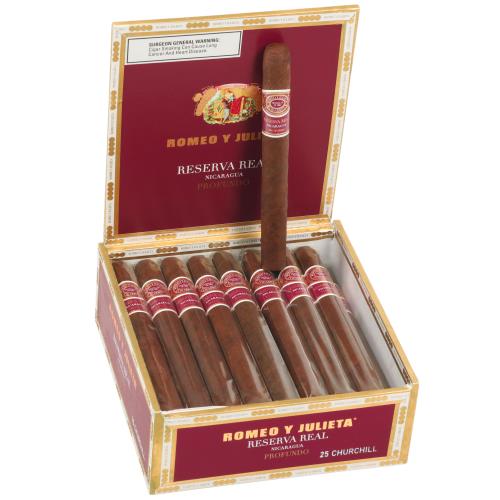 Romeo y Julieta Reserva Real Nicaragua Profundo Churchill 7  * 50, Box of 25