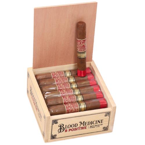 Crowned Heads Blood Medicine Limited Edition 2026 B Positive Robusto 5  * 52, Box of 21