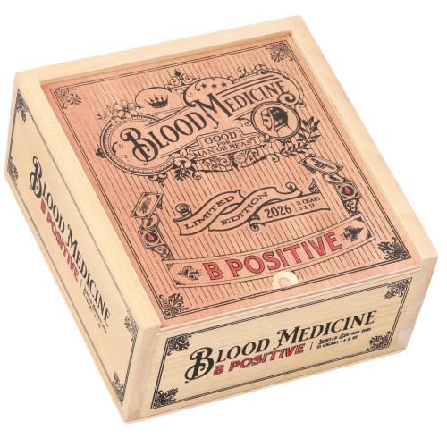 Crowned Heads Blood Medicine Limited Edition 2026 B Positive Robusto 5  * 52, Box of 21
