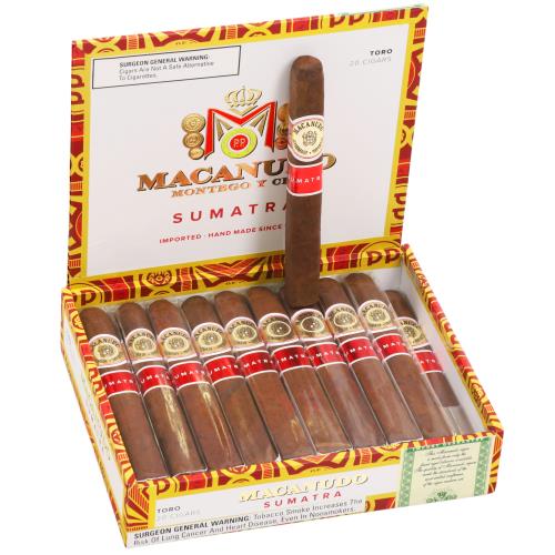 Macanudo Sumatra Toro 6  * 50, Box of 20