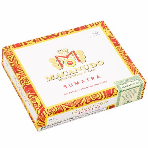 Macanudo Sumatra Toro 6  * 50, Box of 20