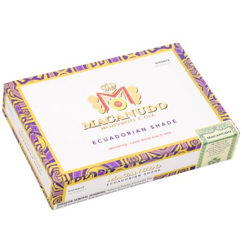 Macanudo Ecuadorian Shade Gigante 6  * 60, Box of 20