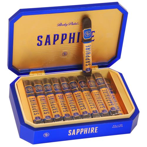 Rocky Patel Sapphire Robusto 5 1/2 * 50, Box of 20