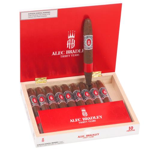 Alec Bradley 30 Years Perfecto 6 3/4 * 54, Box of 10