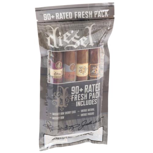 Diesel 90+ Rated Fresh Pack, 4-Cigar Sampler
