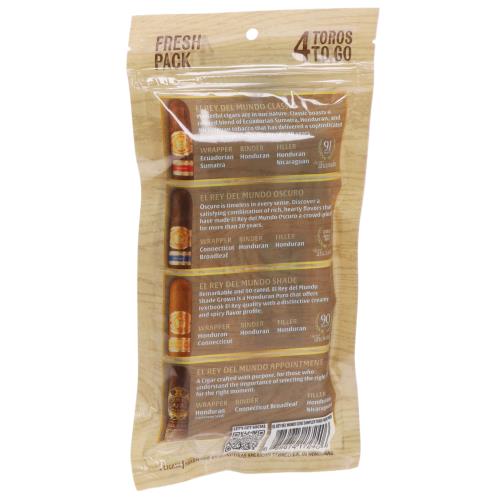 El Rey del Mundo Core Fresh Pack, 4-Cigar Sampler