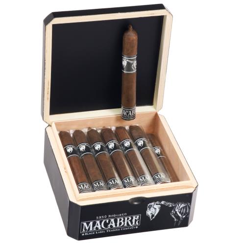 Black Label Macabre Robusto 5  * 50, Box of 20