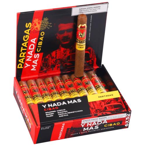 Partagas Y Nada Mas Cibao Toro 6  * 52, Box of 20