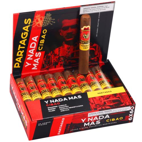 Partagas Y Nada Mas Cibao Gordo 6  * 60, Box of 20