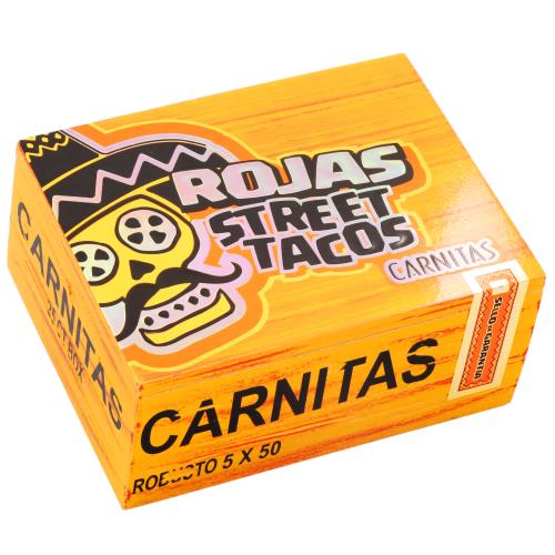Rojas Street Tacos Carnitas Robusto 5  * 50, Box of 25