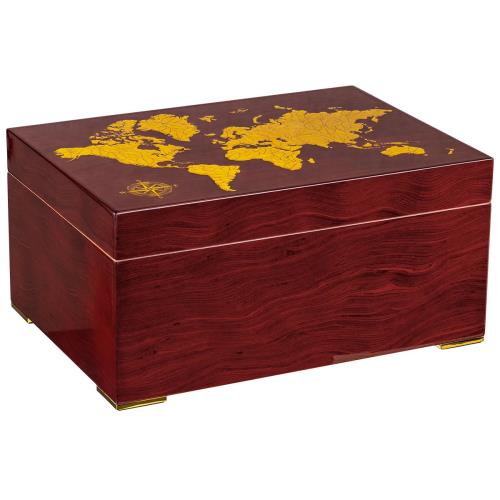 Humidor Supreme Golden World 100-Count Humidor