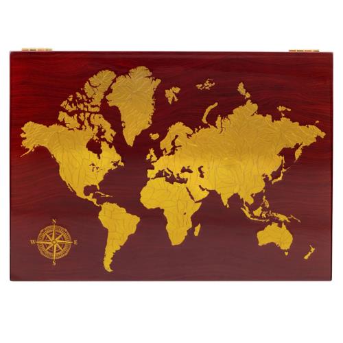 Humidor Supreme Golden World 100-Count Humidor