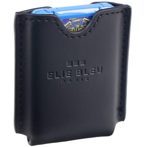 Elie Bleu Black Leather C-4 Cutter Case