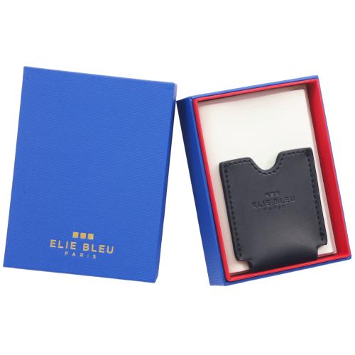 Elie Bleu Black Leather C-4 Cutter Case