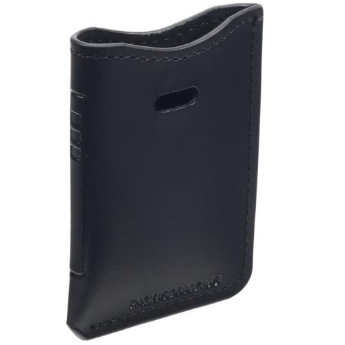 Elie Bleu Black Leather J-12 Lighter Case