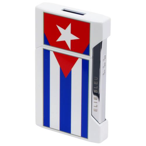 Elie Bleu Cuban Flag J-12 Jet Lighter