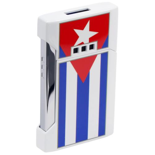 Elie Bleu Cuban Flag J-12 Jet Lighter