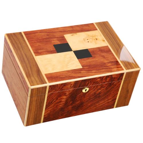 50-Cigar Amarone Bubinga Humidor
