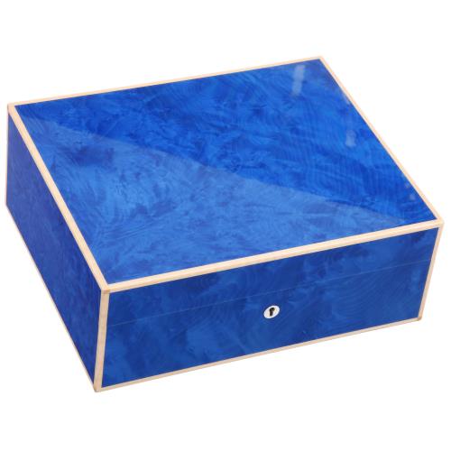 Elie Bleu Wooden 75-Cigar Humidor