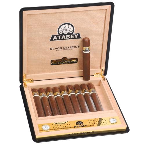 Atabey Black Delirios Travel Humidor with 10 Cigars