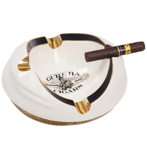 Gurkha White Ashtray - Raffle Promo