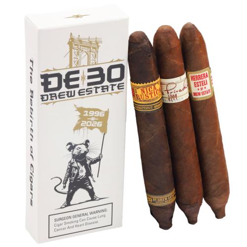Drew Estate DE30 6 * 54 Supremas 3-Cigar Pack