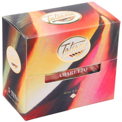 Tatiana Amaretto Miniatures Tins 3 1/2 * 26, Box of 50