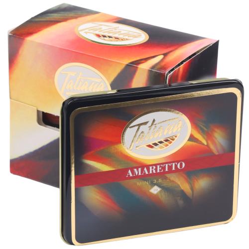 Tatiana Amaretto Miniatures Tins 3 1/2 * 26, Box of 50
