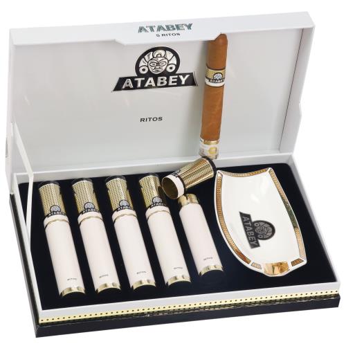 Atabey Ritos 5-Cigar Gift Set with Ashtray