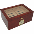100-cigar Bally Glass Top Humidor BALLY