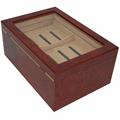 100-cigar Bally Glass Top Humidor BALLY