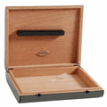 10-Cigar Humidor Comoy s Black Carbon Fiber