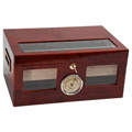 120-cigar Venetian Beveled Glass Humidor VLNCA