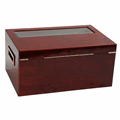 120-cigar Venetian Beveled Glass Humidor VLNCA