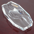 Crystal Double Cigar Ashtray