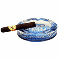 Raw Leaf Crystal Cigar Ashtray