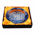 Raw Leaf Crystal Cigar Ashtray