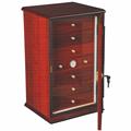 150-Cigar Charleston Vertical Humidor with Drawers