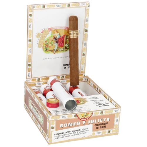 Romeo y Julieta 1875 Clemenceaus en Tubos 6  * 50