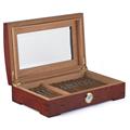30-cigar Canal Glasstop Humidor Canal-30