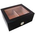 50-cigar Monaco Glass Top Humidor