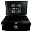 120-cigar Dakota Black Humidor DKTA