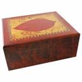 25-40 Cigar Tobacco Leaf Humidor Gift Set 21-8250G