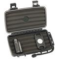Vertigo Renegade Quad Torch Lighter and Cutter Gift Set, Black