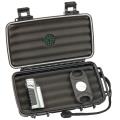 Vertigo Renegade Quad Torch Lighter and Cutter Gift Set, Chrome
