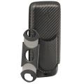 Lotus 70 Ring Gauge Carbon Fiber 2-Stick Cigar Case & Big Boy Cutter Gift Set LCCGS70