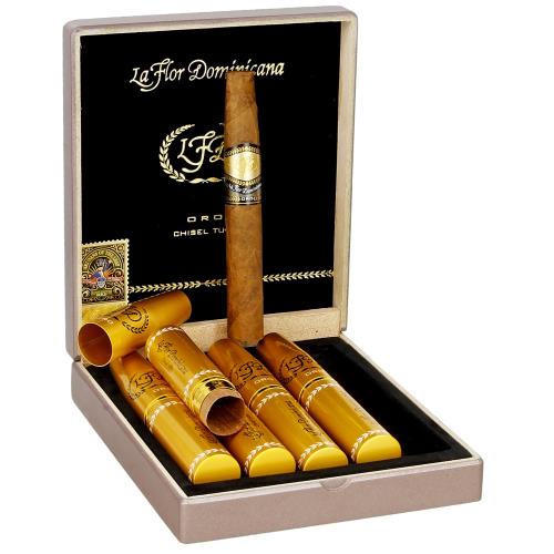 La Flor Dominicana Oro Chisel Tubo 6  * 54