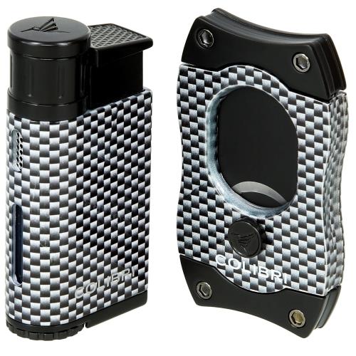 Colibri Evo Lighter and S-Cut Cigar Cutter